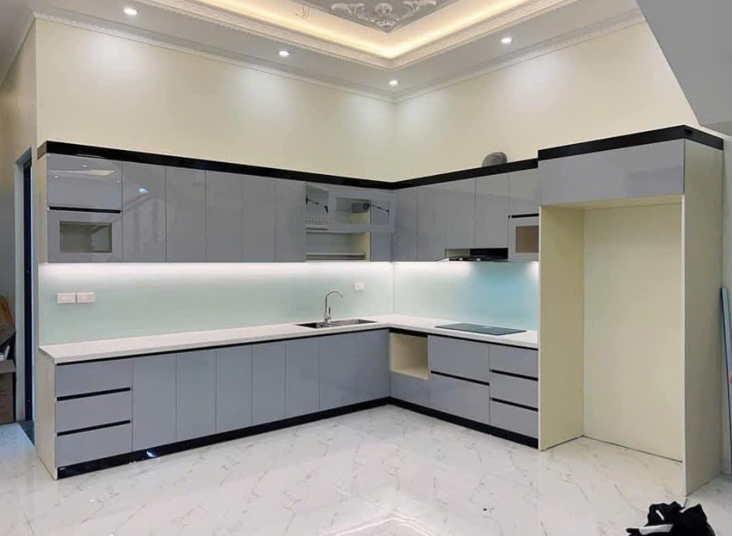 Công trình tủ bếp nhựa Picomat - chị Mai- Phú Thọ