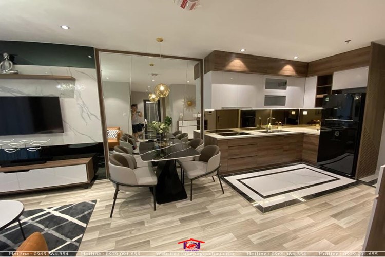 Thi công nội thất Vinhome Smart city Tây Mỗ - Chị Hải