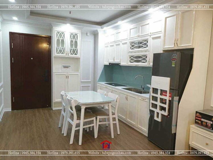 Công trình Nội thất gỗ công nghiệp mdf phun sơn- Chung cư Green Bắc Giang