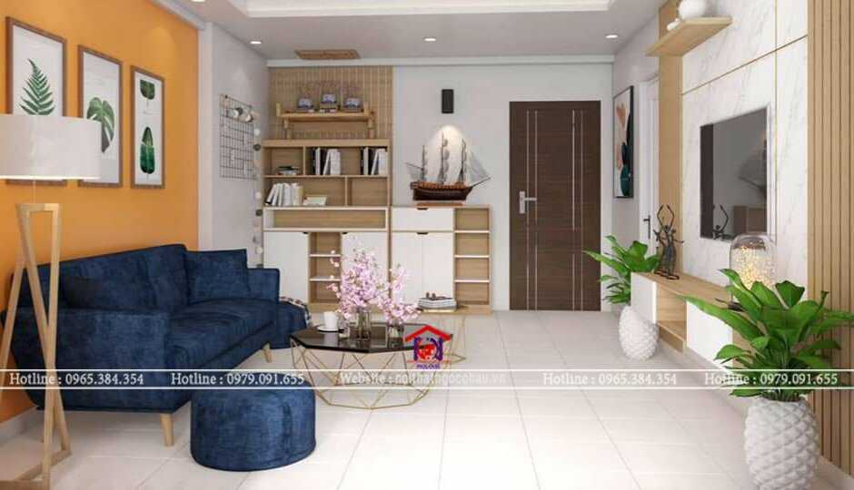 Mẫu thiết kế phòng khách chung cư nhỏ