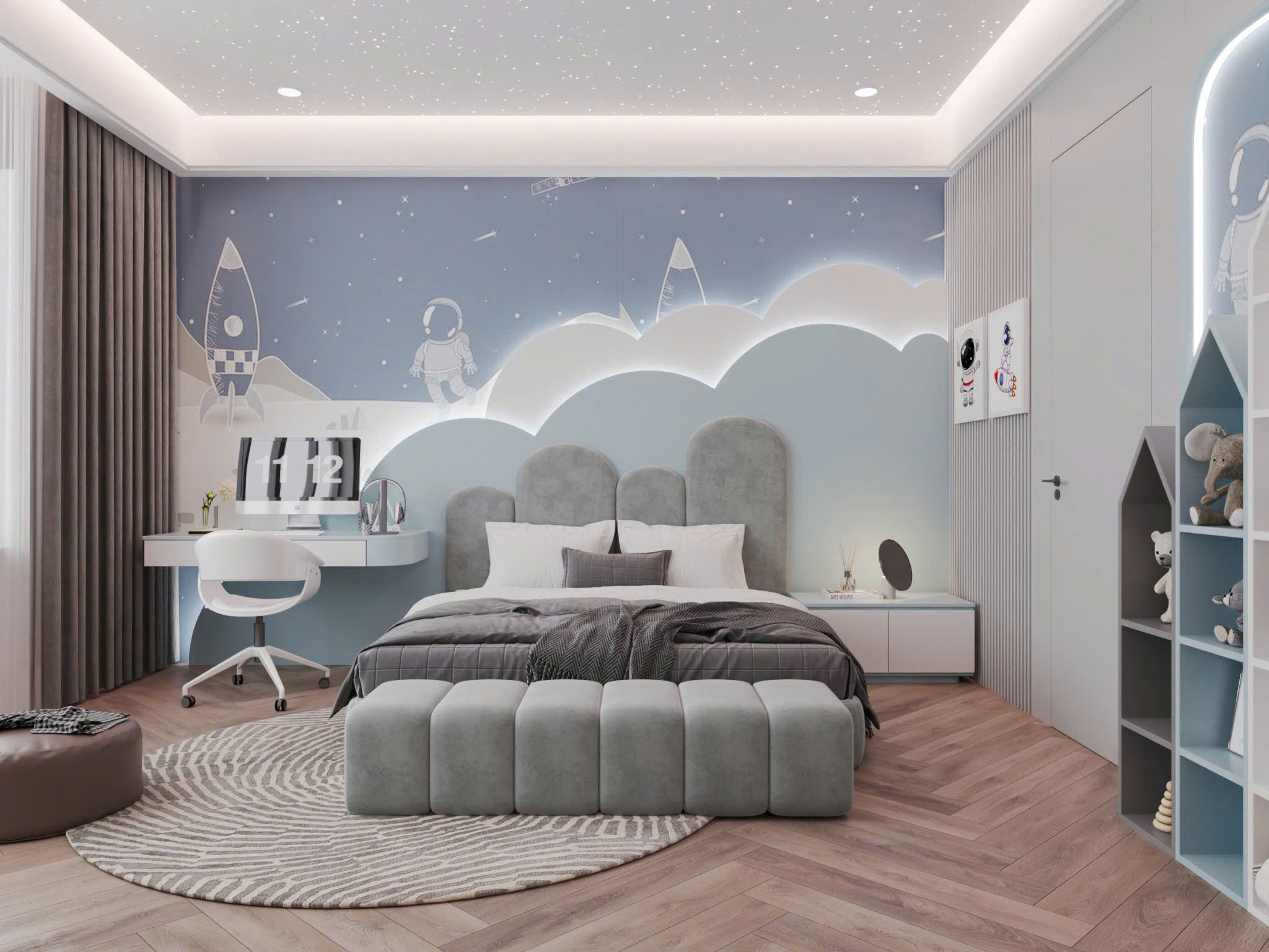 Thiết Kế Nội Thất Chung Cư Bắc Ninh- 3 Phòng Ngủ