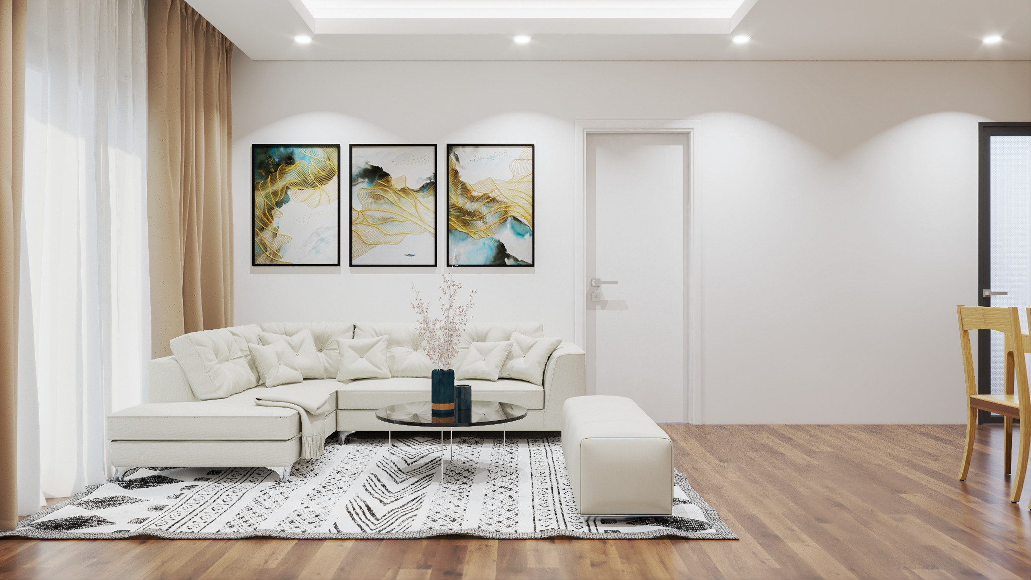 Thiết Kế Nội Thất Chung Cư DABACO- 3 P.Ngủ