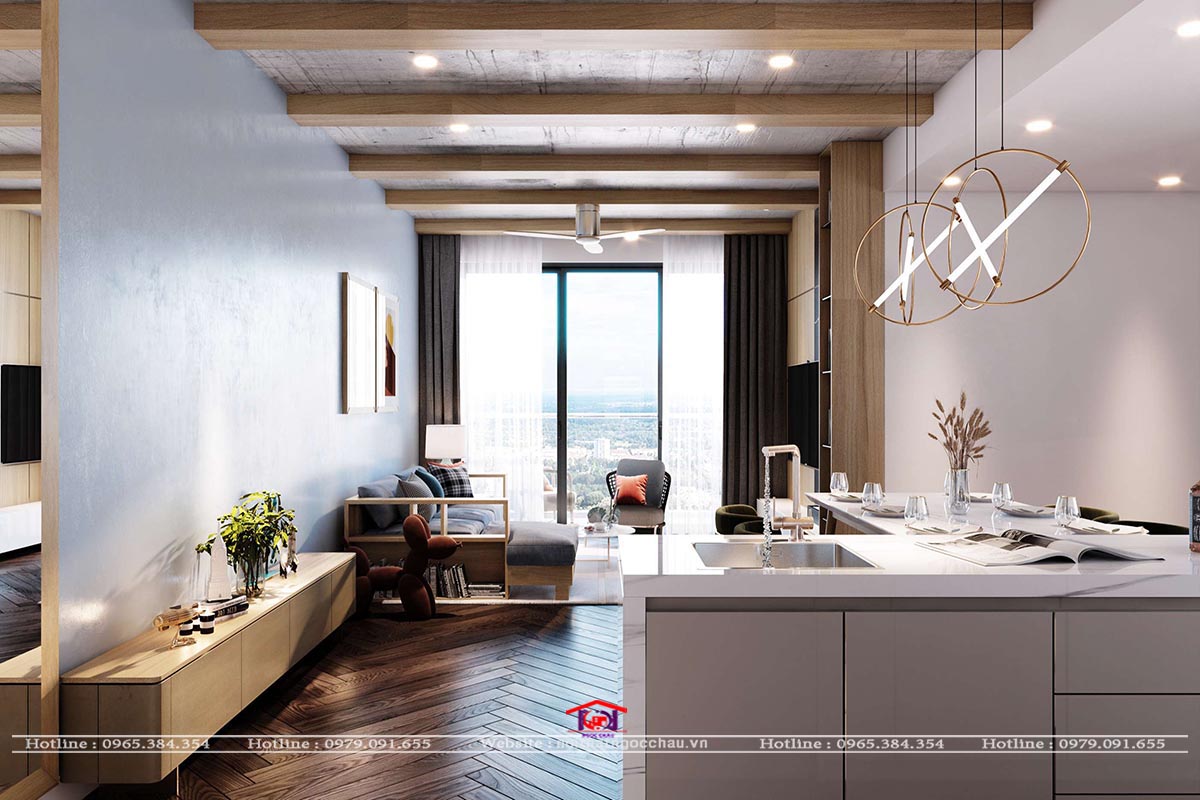 Thiết kế phòng khách hiện đại xu hướng 2021