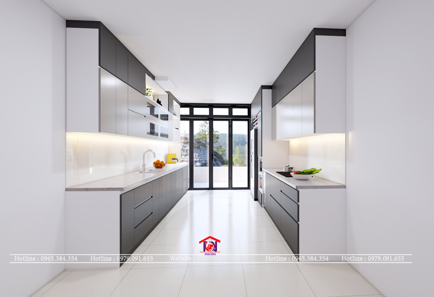 Tủ bếp Acrylic - Anh Đông, Hà Đông.