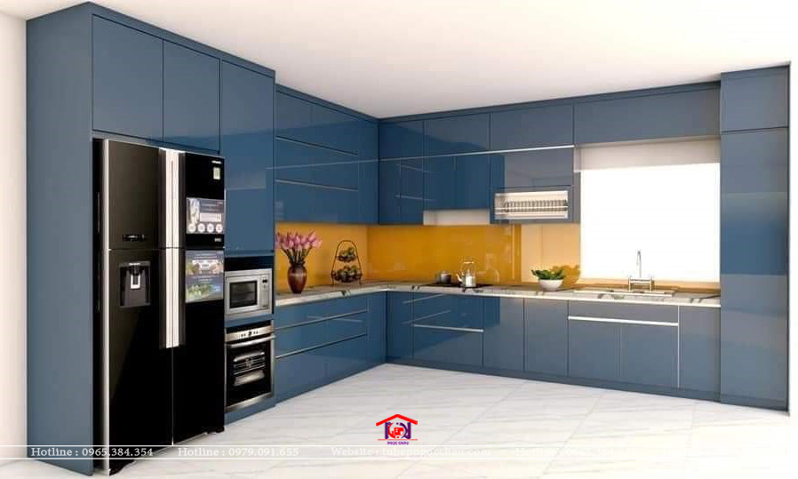 Tủ bếp acrylic AC 63