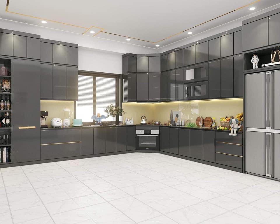 Tủ bếp Acrylic Anh Đông