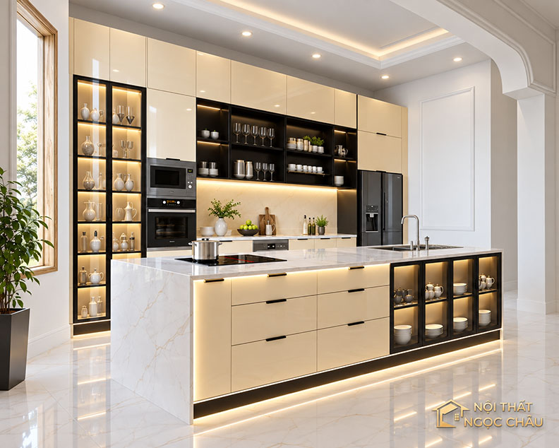 tủ bếp chị Hạnh- vĩnh Phúc