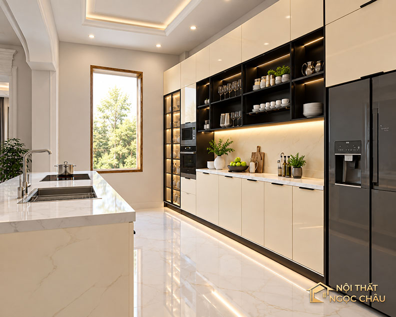 tủ bếp chị Hạnh- vĩnh Phúc