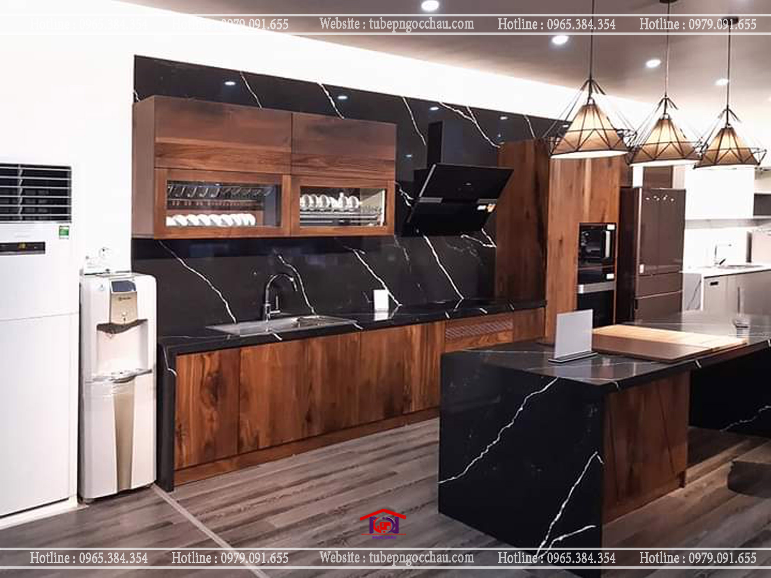 Tủ bếp gỗ Óc Chó 28