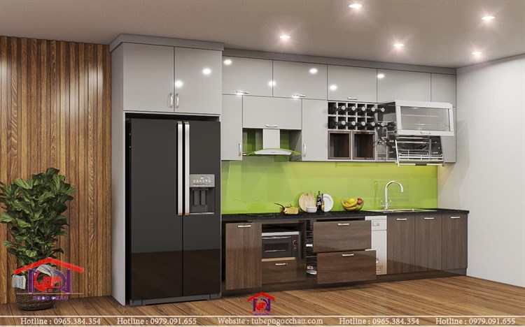 Tủ bếp nhựa Acrylic AC 22