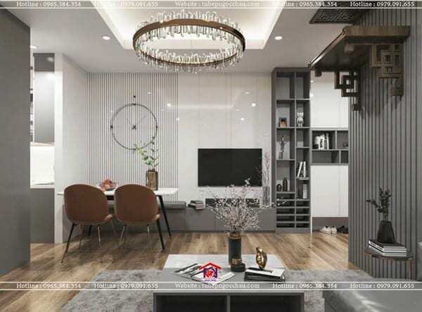 Mẫu thiết kế nội thất chung cư 3 phòng ngủ Bác Lương - Imperial Plaza 