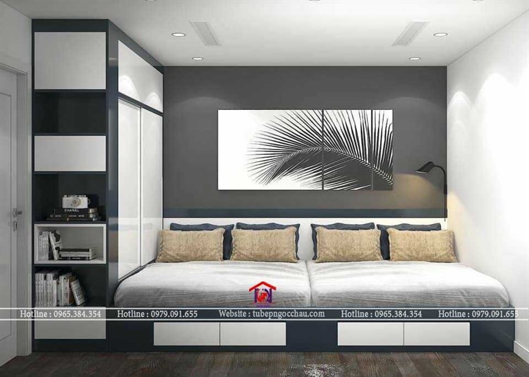 Mẫu thiết kế nội Thất Anh Hoàng - chung cư Martri One Mễ trì 