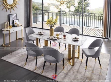 Bàn ăn mạ PVD-05