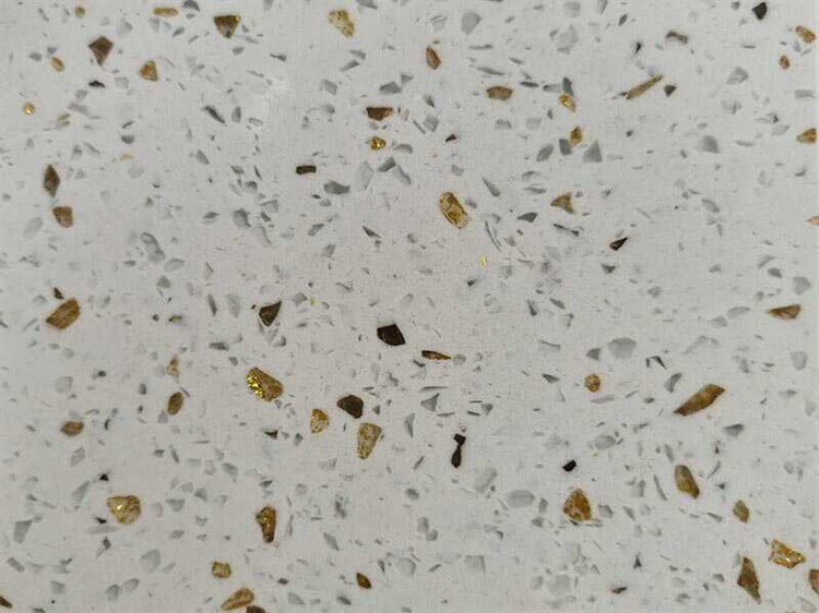 Mặt đá bếp kim sa trắng