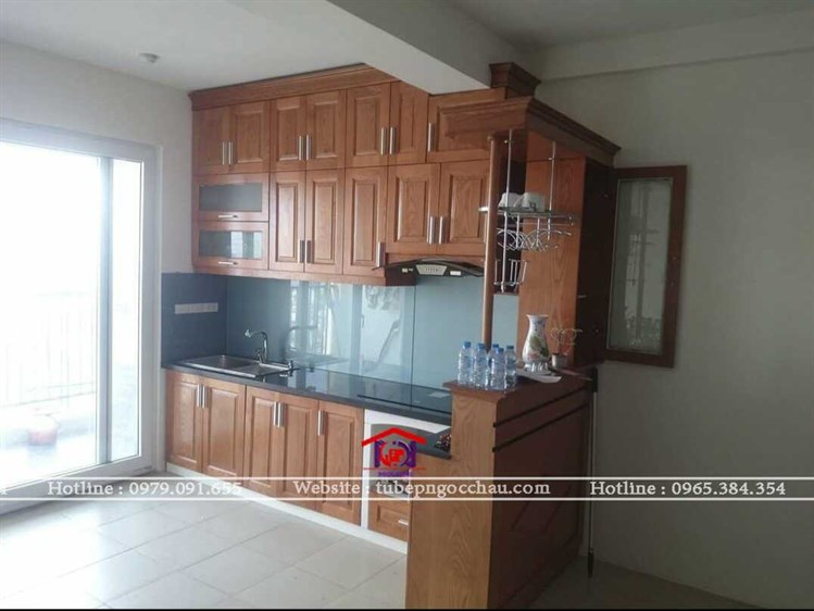 Kính ốp bếp màu ghi đậm