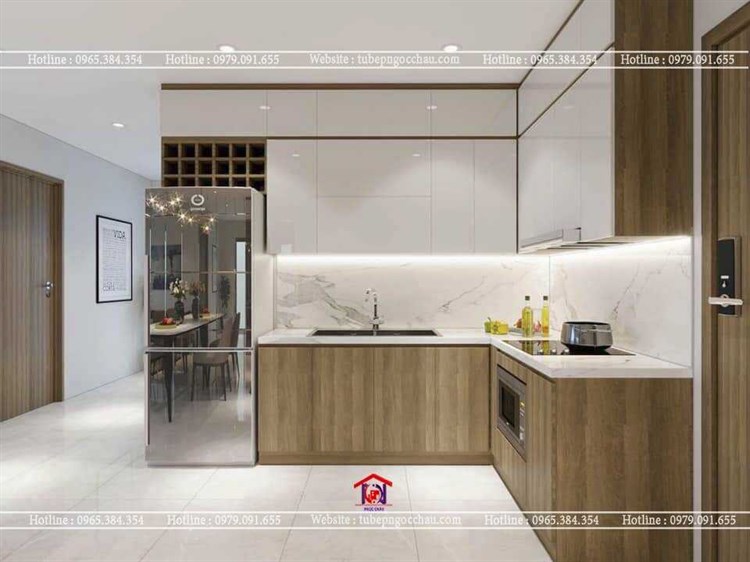 TỦ BẾP MELAMIN THAI LAN 28