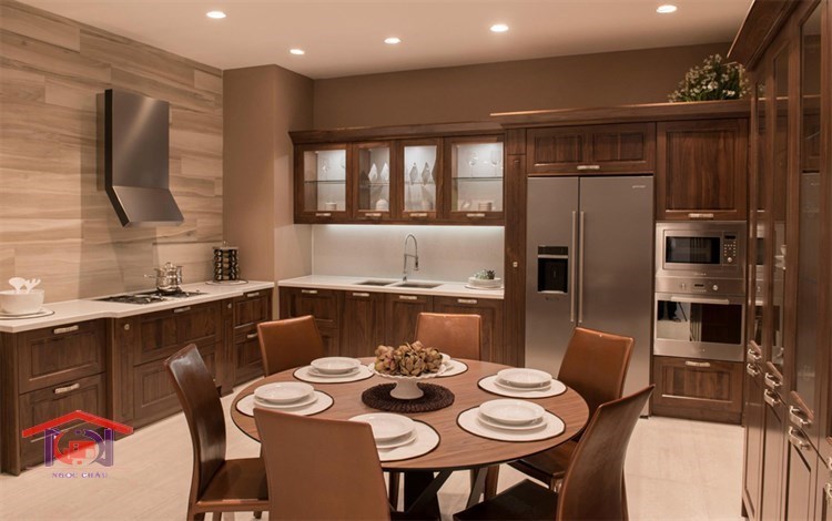 Tủ bếp gỗ Óc Chó  4