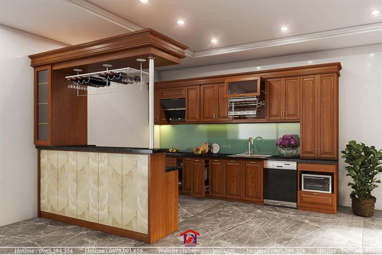Tủ bếp Xoan Đào 24