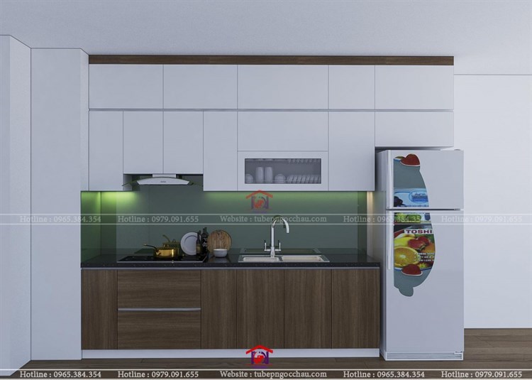 Tủ bếp Plywood 9