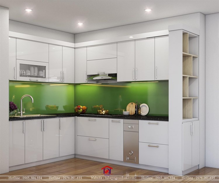 Tủ bếp Plywood 5