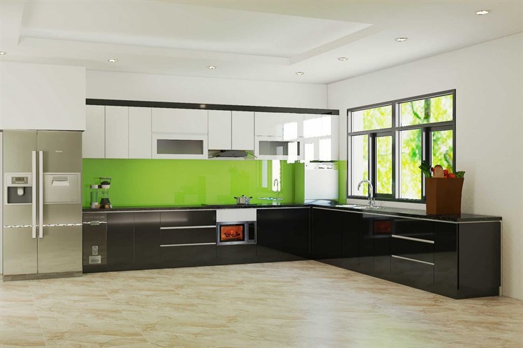 Tủ bếp Plywood 2