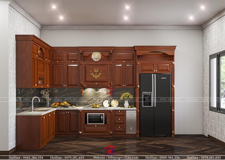 Tủ bếp tân cổ điển 14