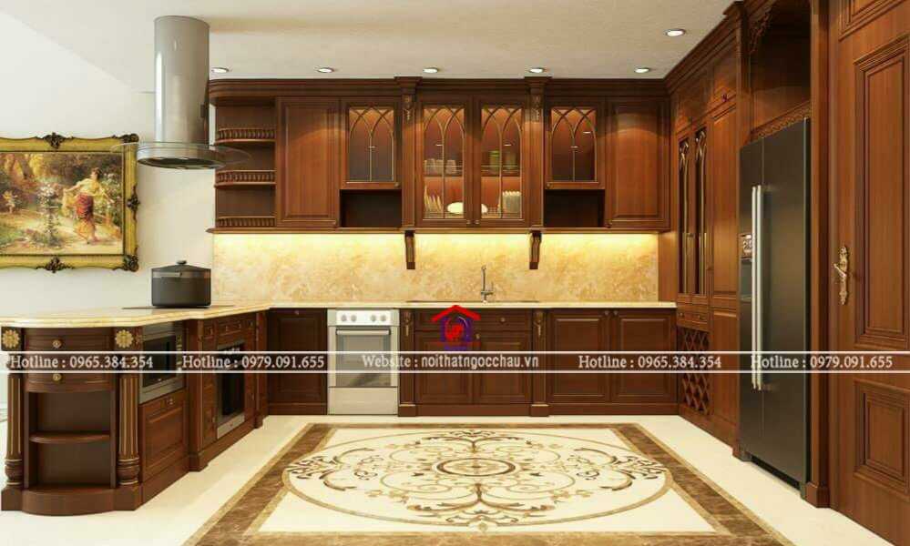 Tủ bếp tân cổ điển 21
