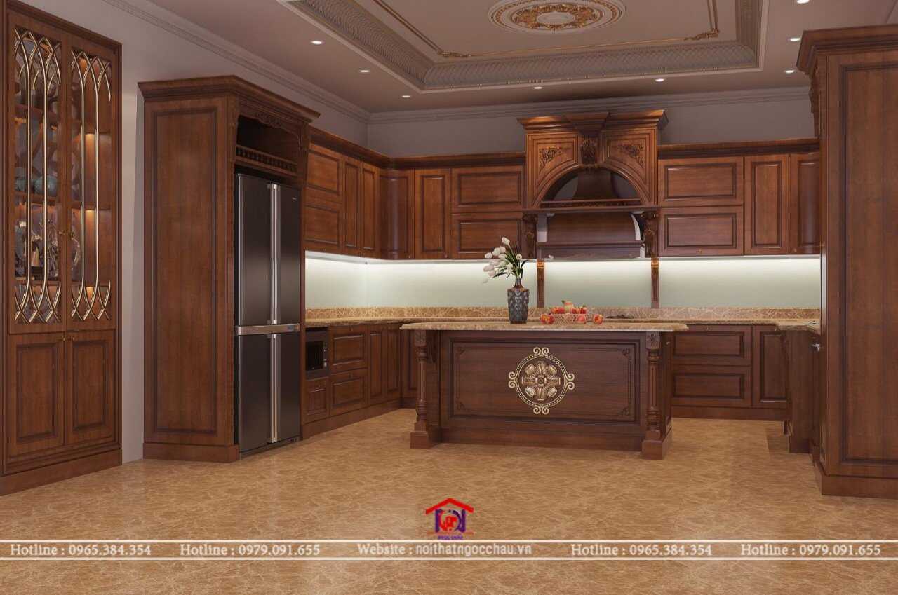 Tủ bếp tân cổ điển 37