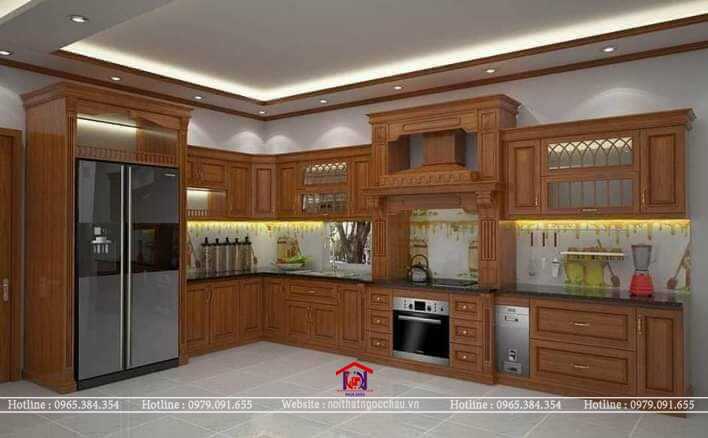 Tủ bếp tân cổ điển 40