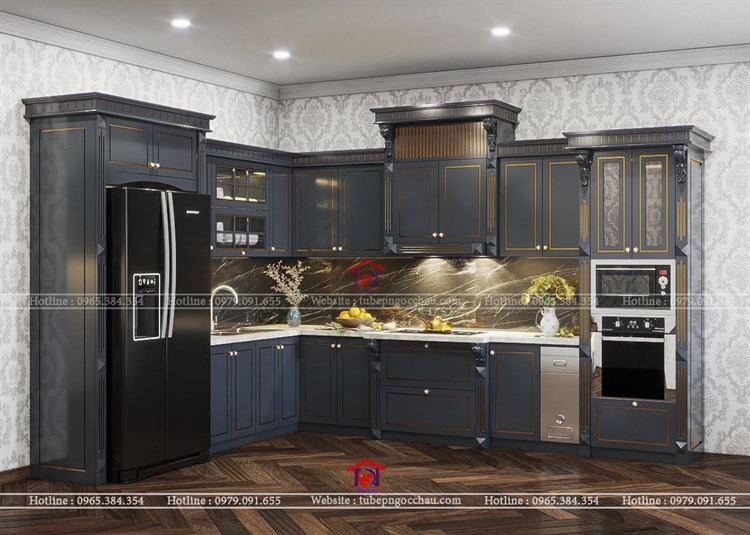 Tủ bếp tân cổ điển 6