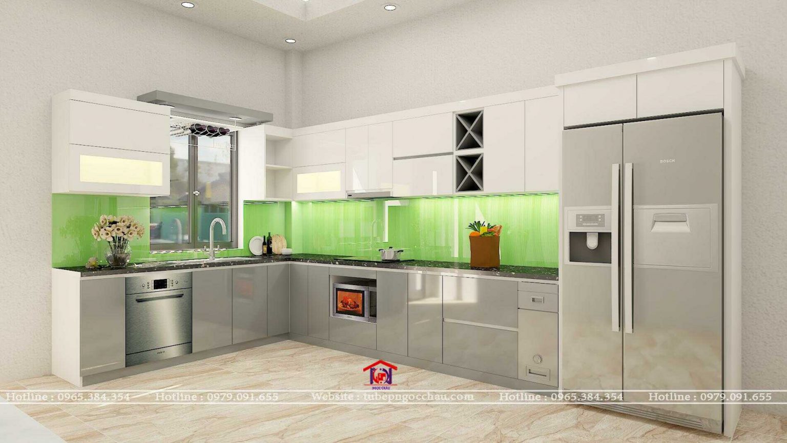 Tủ bếp Plywood 6