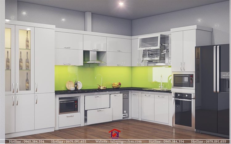 TỦ BẾP LAMINATE AN CƯỜNG  9