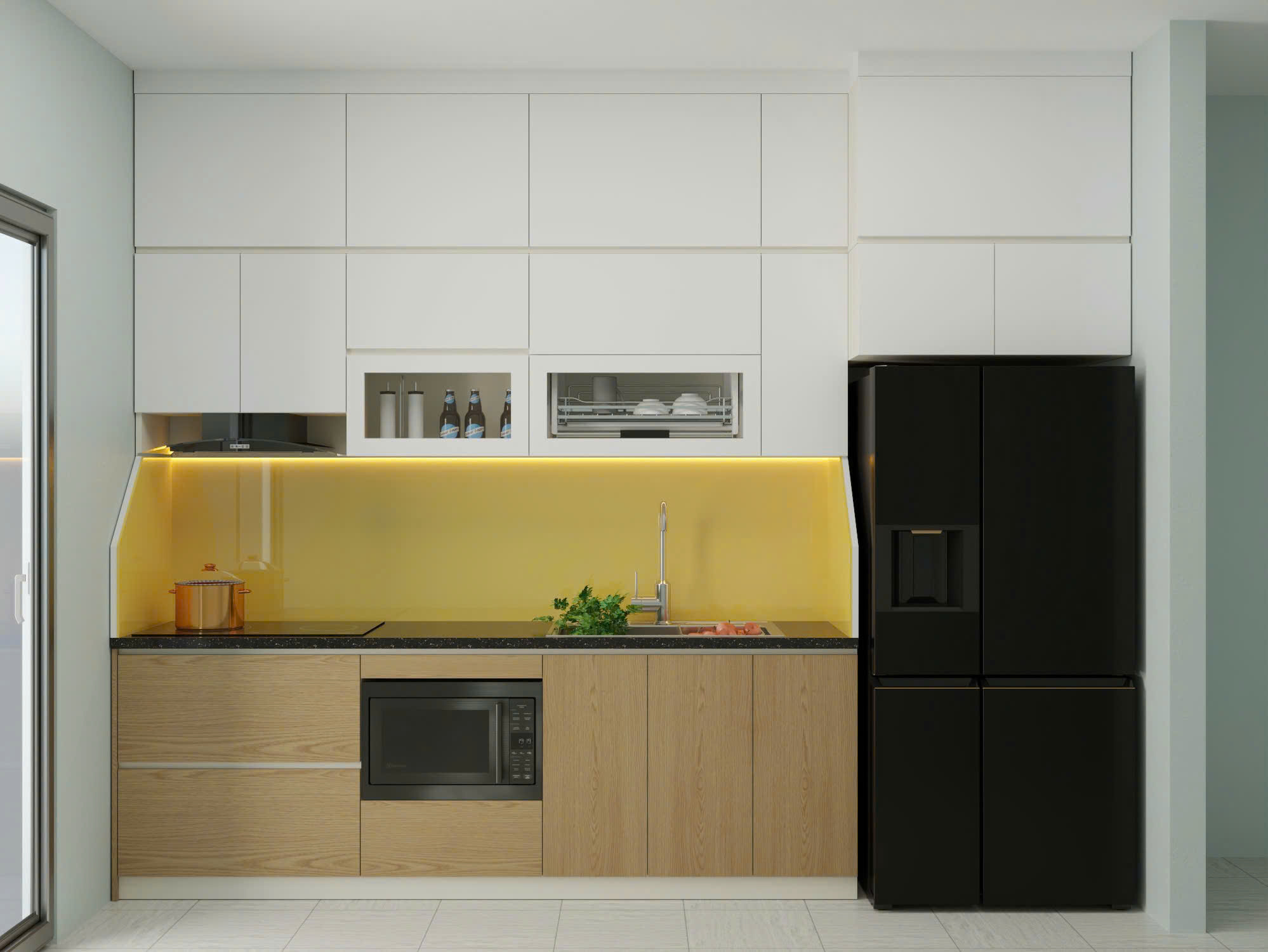 Tủ bếp Melamine TL50