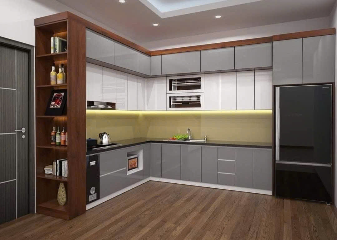 Tủ bếp nhựa Acrylic AC85