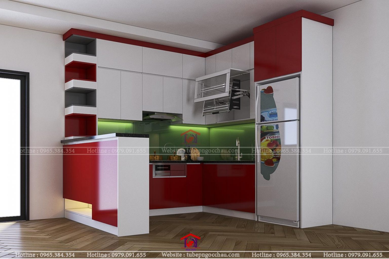 Tủ bếp nhựa Picomat 8