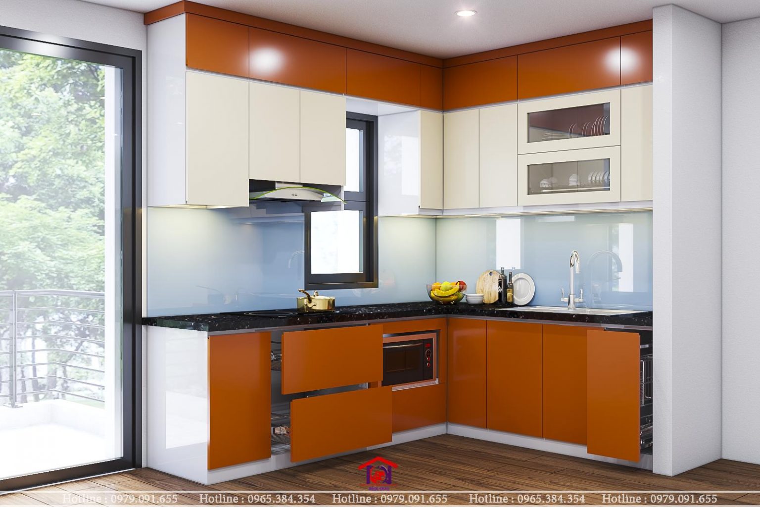 Tủ bếp nhựa Picomat 3