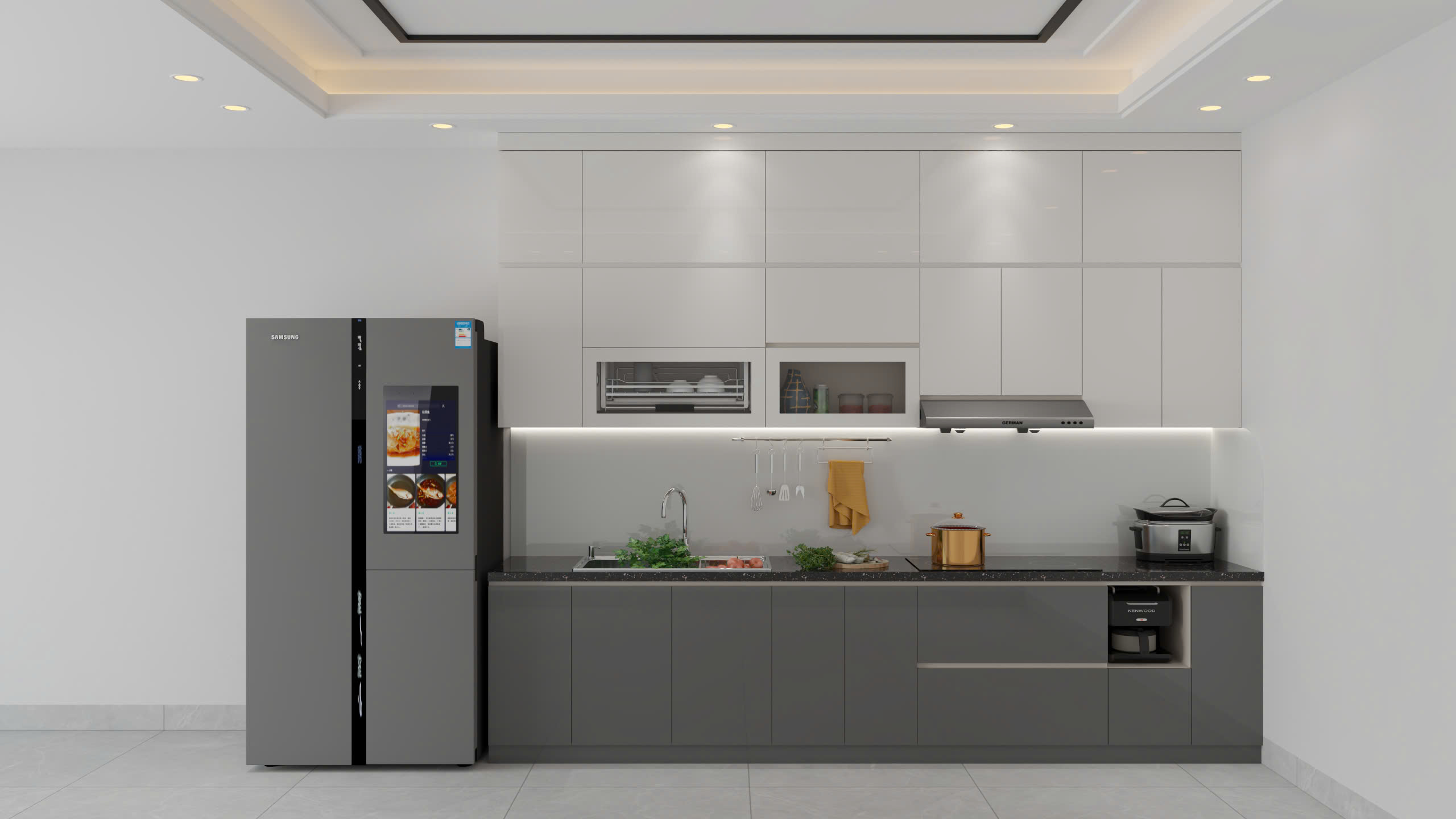 Tủ bếp Plywood 1