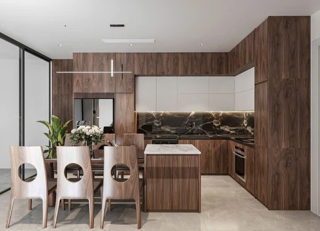 Tủ bếp Plywood 21