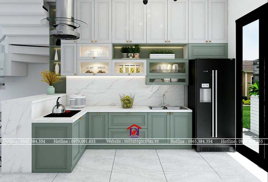 Tủ bếp tân cổ điển 22