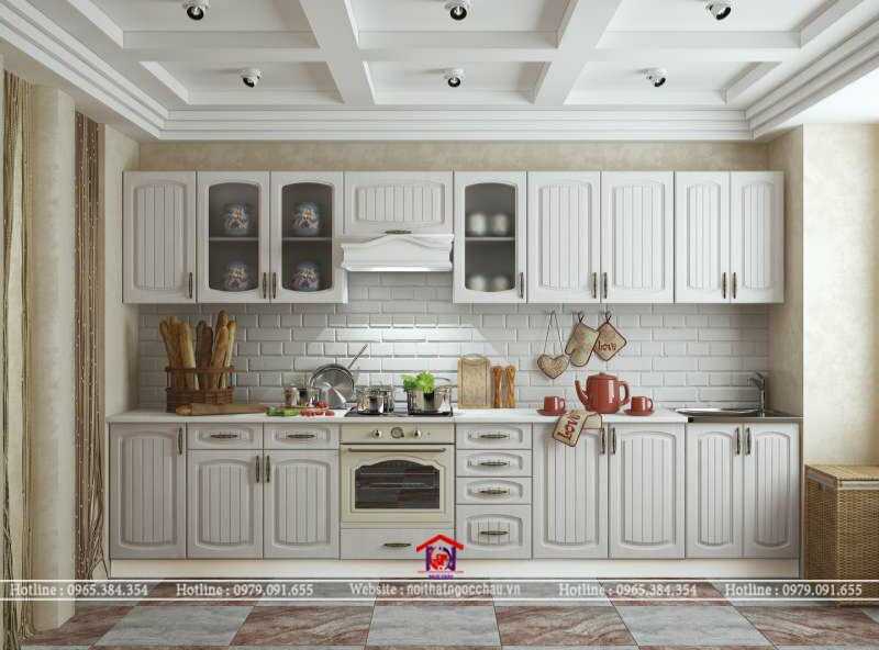 Tủ bếp tân cổ điển 24