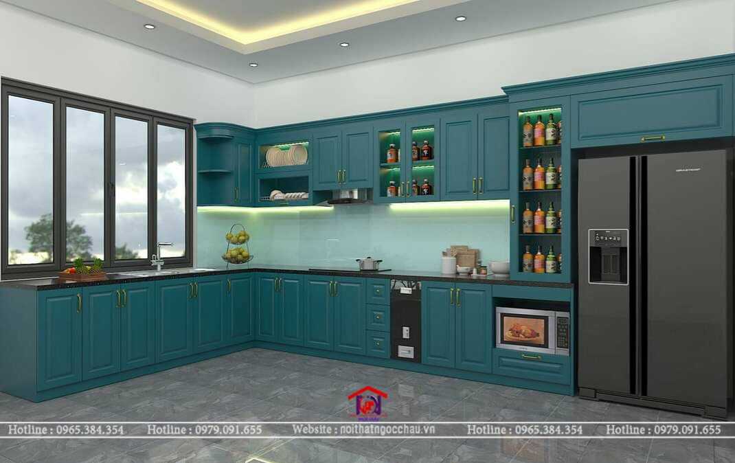 Tủ bếp tân cổ điển 26