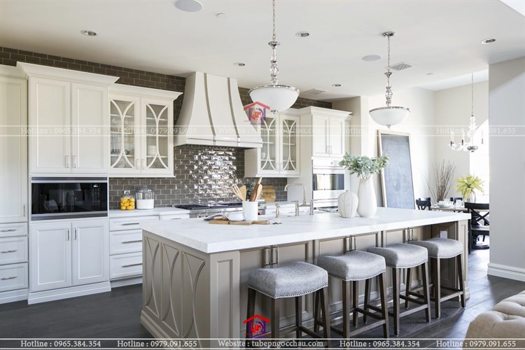 Tủ bếp tân cổ điển 8