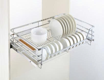 Giá chén bát dự trữ cho tủ dưới Boss inox 304