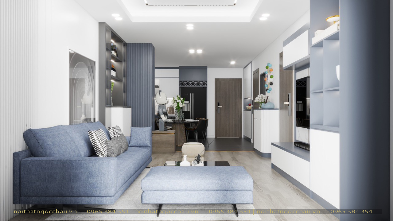 Thiết Kế Nội Thất Chung cư JARDIN - Hà Nội- 2 ngủ