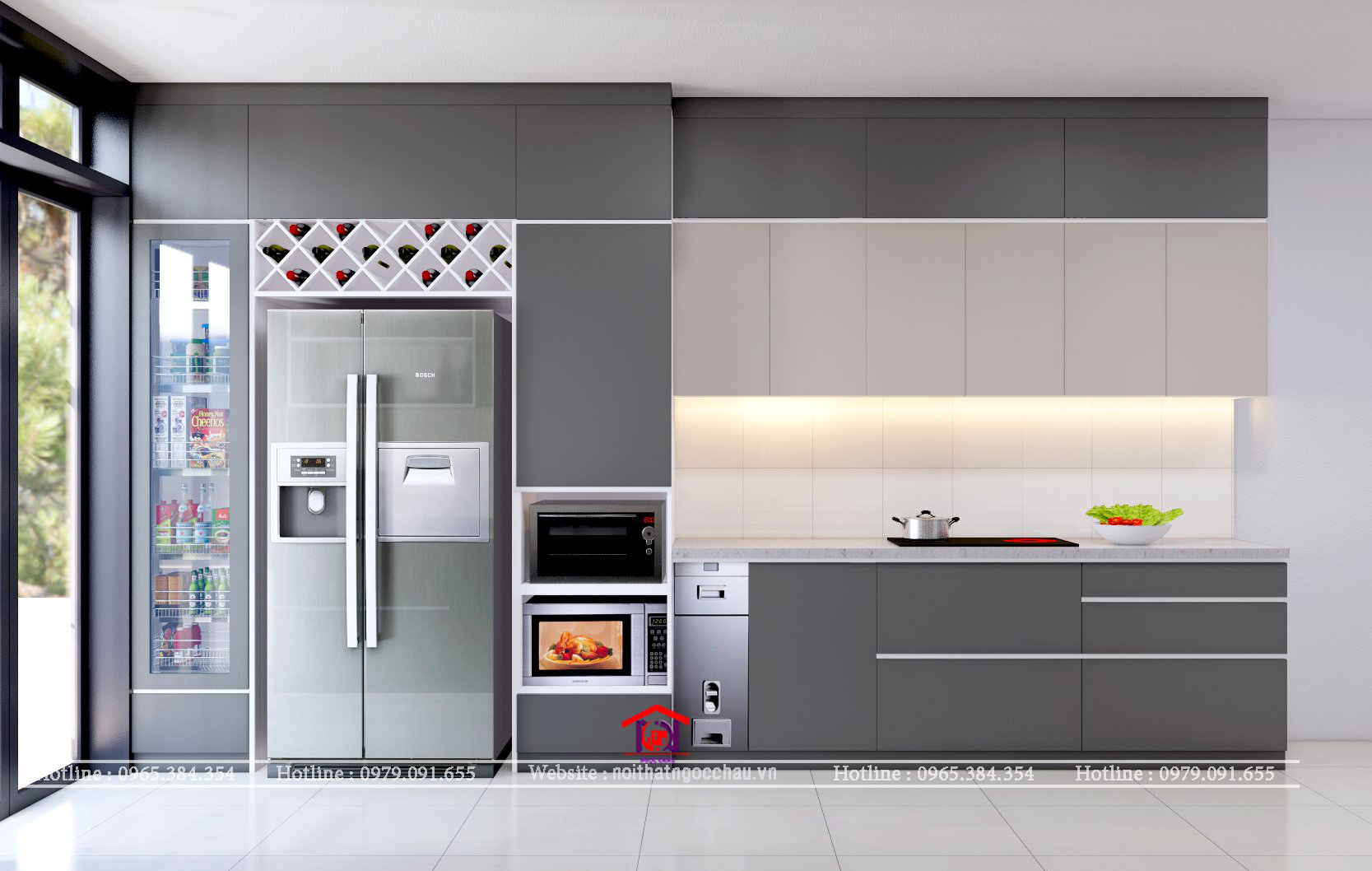 Tủ bếp Acrylic - Anh Đông, Hà Đông.