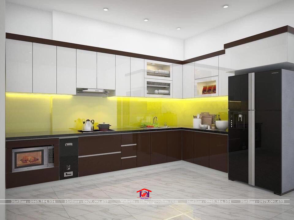 Tủ bếp acrylic AC 51