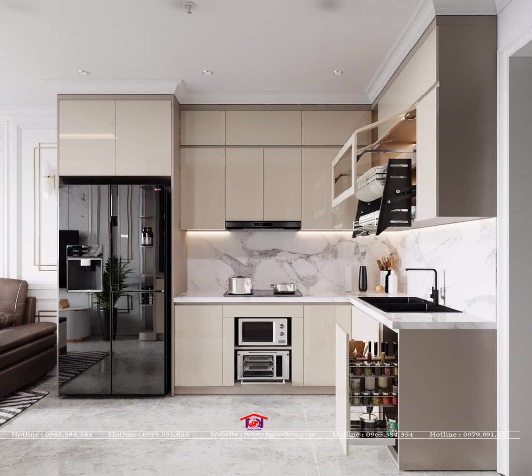 Tủ bếp acrylic AC 59