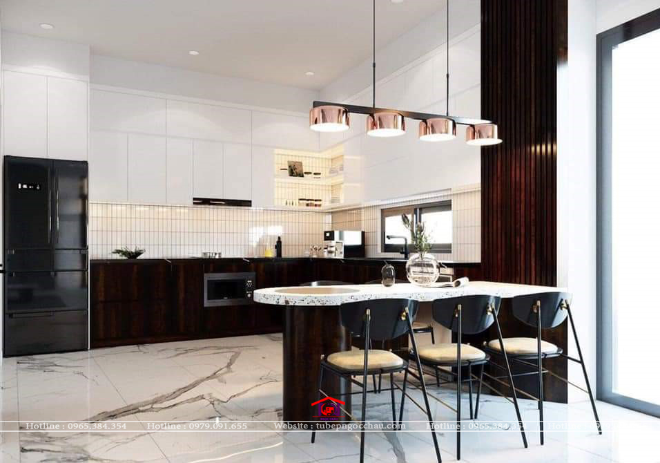 Tủ bếp acrylic AC 65