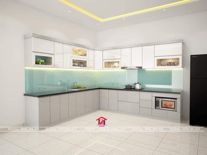 Tủ bếp acrylic AC 74