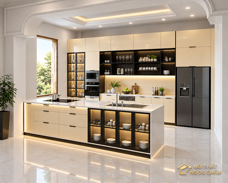 tủ bếp chị Hạnh- vĩnh Phúc